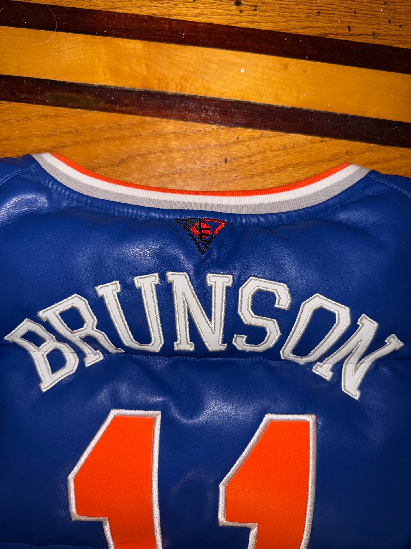 KNICKS PUFFER "Last season"