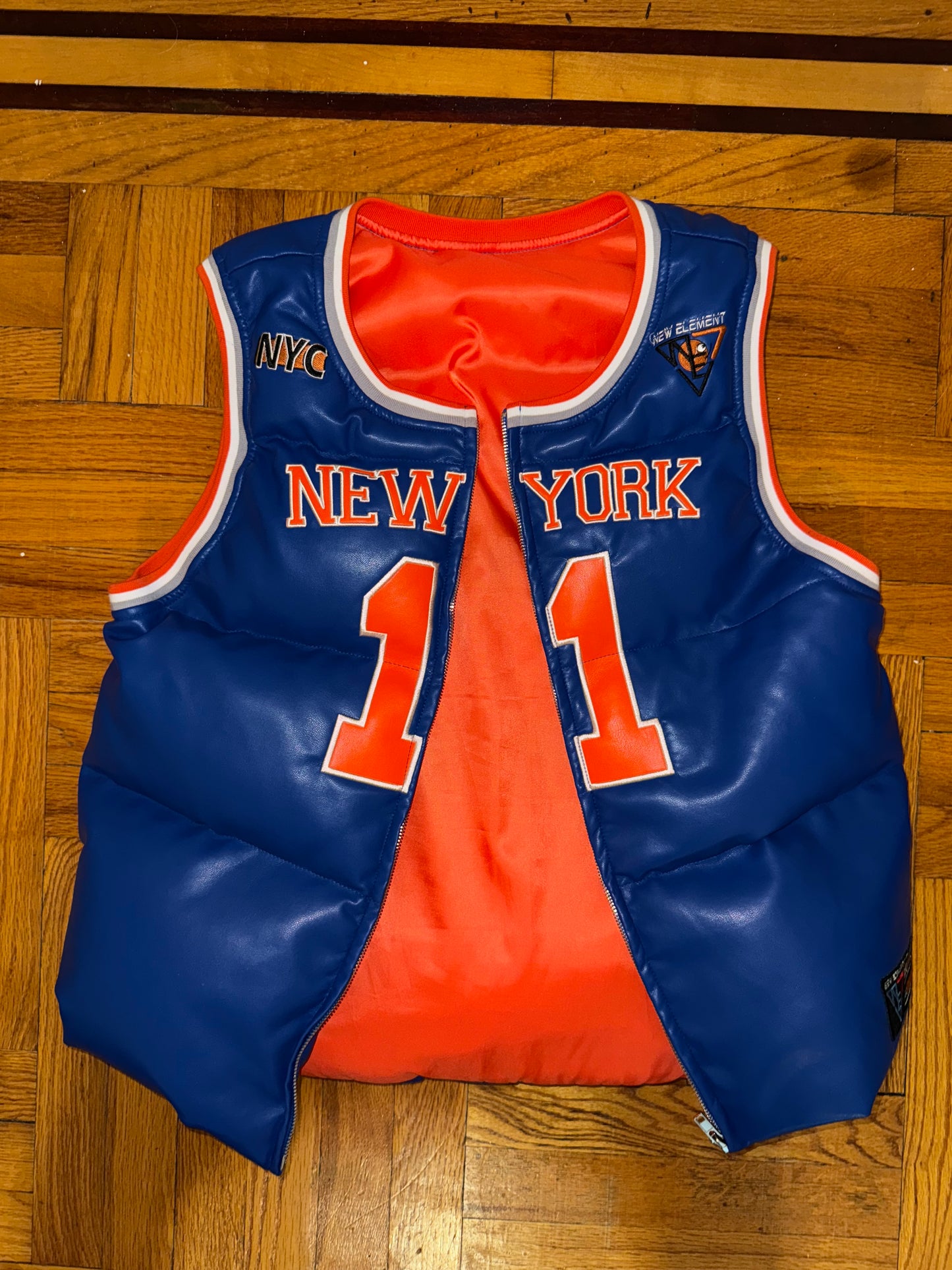 KNICKS PUFFER "Last season"