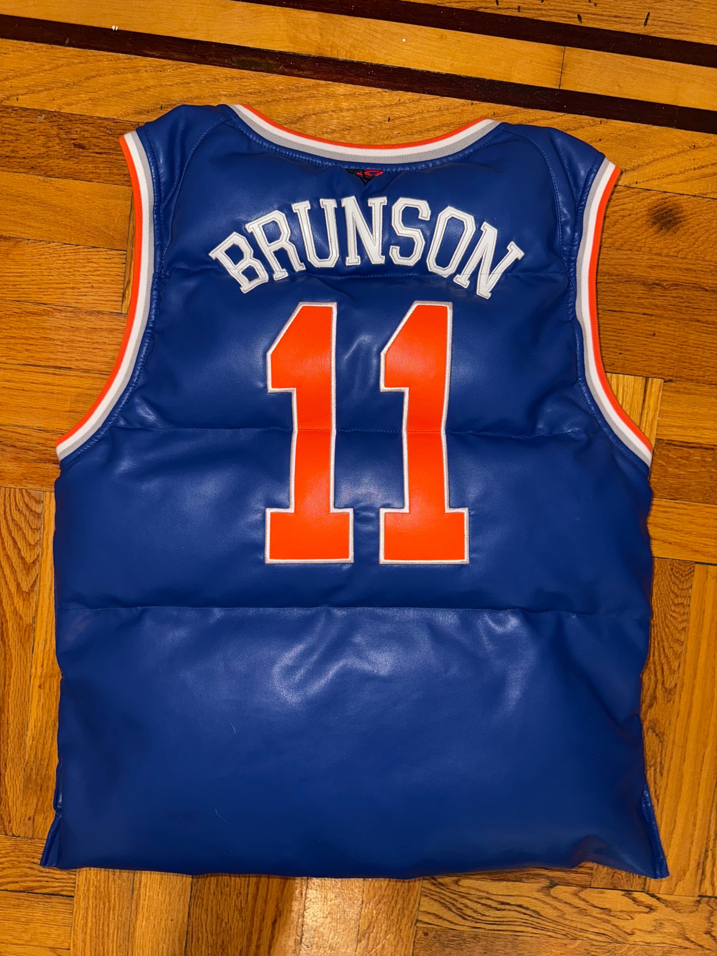 KNICKS PUFFER "Last season"